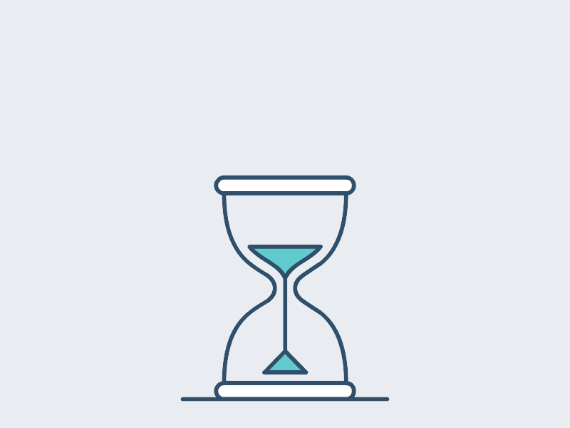 hourglass loop animation hourglass loader loading motion vector wait