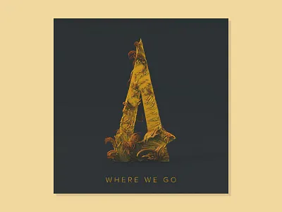 Where We Go 3d 3d design abstract album artwork cinema 4d colorful cover art c4d design graphic design music render