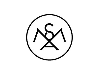 SOMA Monogram circular design graphic logo monogram symbol type