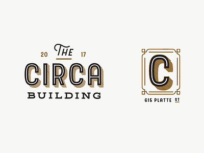 Logo Concept c id logo mark old ornate