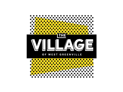 The Village of West Greenville Yellow adobe blue ion dots greenville illy the village west greenville yellow