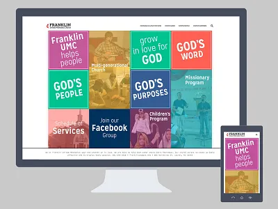 Franklin UMC lauren smith responsive web design ux web wordpress