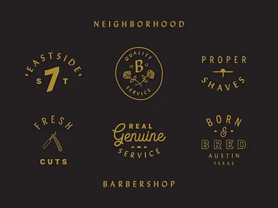 Type tricks for a new barbershop coming to the east side... barbershop branding lettering typography