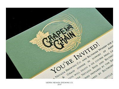 Sierra Nevada Grape & Grain by Jason C. Roberson beer craft beer invitation sierra nevada