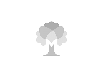 Nature Logo Exploration blending branding concept grey icon layer logo nature symbol tree