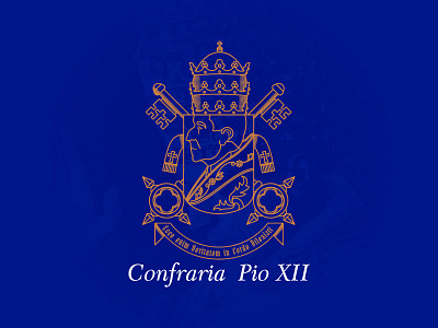 Confraria Pio XII brotherhood catholic fraternity heraldry keys logo pope shield