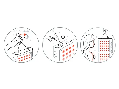 How To Use It design illustration light therapy wellness