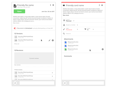 Details Pane details pane projectplace right side small widget