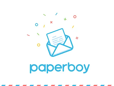Paperboy email envelope mail mailbox paper send