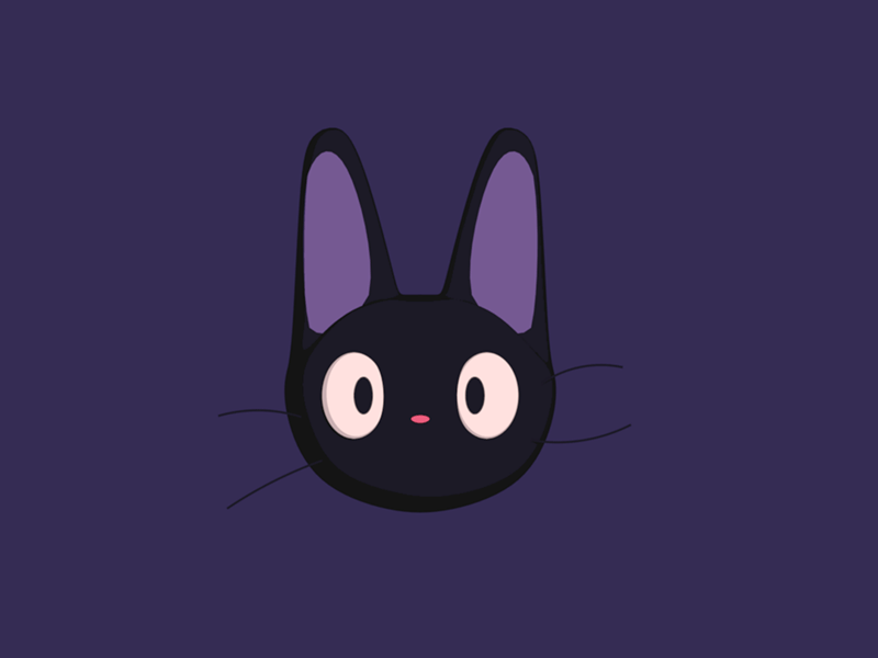 Jiji cat cinema 4d ghibli jiji kiki kitty sketch and toon totoro