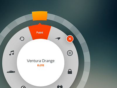 Circular UI cars circle circular configurator configure options ui