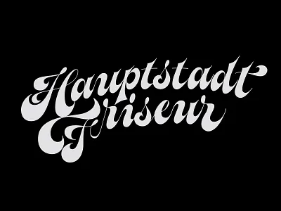 Hauptstadt Friseur calligraphy calligraphy and lettering artist calligraphy artist calligraphy logo et lettering evgeny tkhorzhevsky font hand lettering logo lettering artist lettering logo logo type