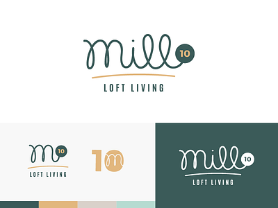 Mill10 Loft Apartments apartment branding building loft logo mill