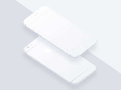 Flying IPhone Mockup illustrator inostudio iphone