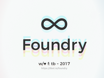 Foundry ∞ logo open source svg