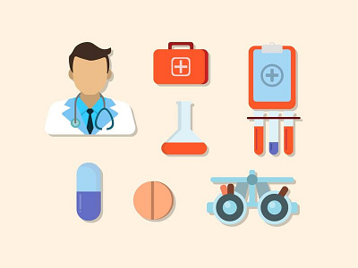 Hospital Elements care doctor health healthcare hospital icon icons medical medicine pill