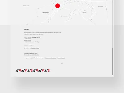 DRCTA desktop layout minimal site type ui user interface ux web
