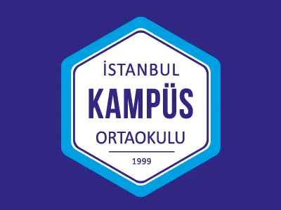 Istanbul Kampus Ortaokulu honeycomb istanbul logotype school logo