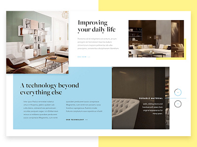 [WIP] Landing Page content font slider typography wip