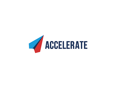 Accelerate Logo brand flat icon identity logo minimal