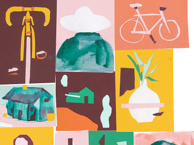Pattern Tiles ballasiotes color design palette paper pattern seattle