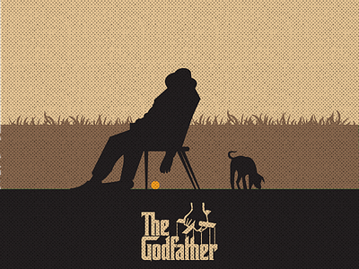 The Godfather/Michael Corleone Death digitalart graphicdesign illustration illustrator mafia movie poster thegodfather vector