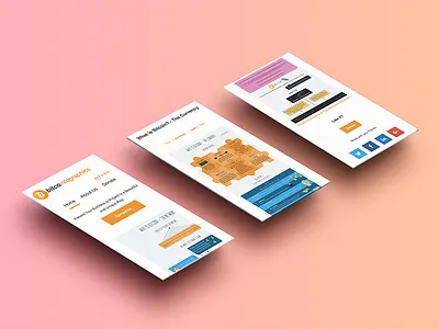 Bitcoinfographics bitcoin css html illustration infographic