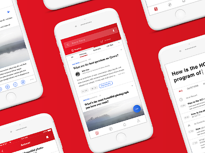 Quora Redesign app design interface design ui design ux design