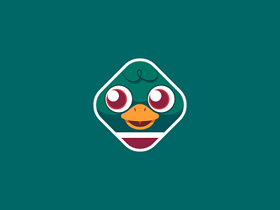 Duck animal duck flat illustration pet vector