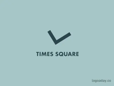 Times Square angle manhattan new york right angle square times square