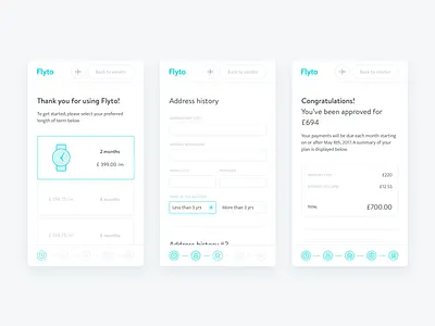 Mobile flow booking checkout credit flight form lend mobile reservation responsive web white