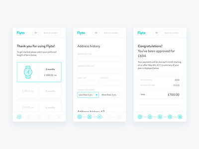 Mobile flow booking checkout credit flight form lend mobile reservation responsive web white