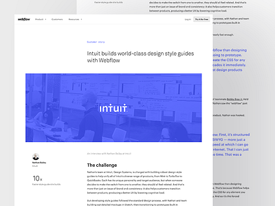 Stories blue case study internet marketing stories webflow