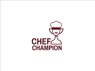 Chef Champion branding champion championship cup chef food logo
