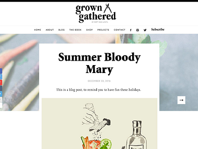 Grown & Gathered Newsletter