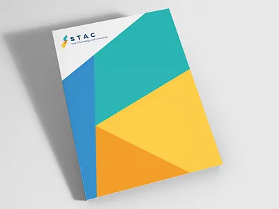 Stac Cover 02 3d brochure cover identity logo mockup