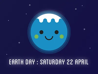 Earth Day 2017 cute earth earth day environment illustration kawaii planet