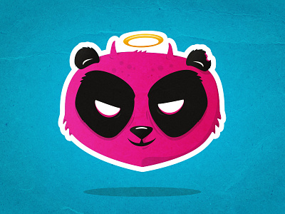 Pandevil 😈 devil panda sticker