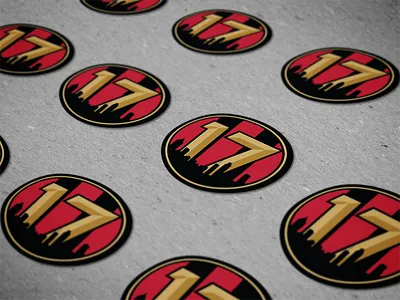 We Are 17 Stickers 2017 atlanta free soccer sticker mule