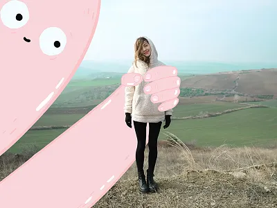 dont leave me cute monster dont leave me doodle drawing hold me illustration kong monster save me