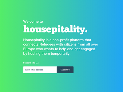 Housepitality splash screen hospitality housepitality refugees side project splash syria syrian refugees
