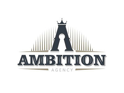 Ambition Agency a agency ambition brand letter locker logo typography