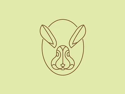 Easter Bunny bunny chocolate easter egg holidays lines logo mint rabbit vector