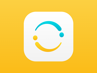 I take it icon blue design icon ios shape white yellow