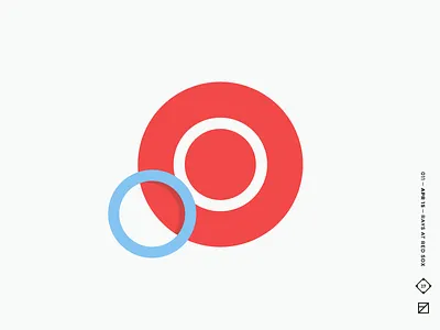 Red Sox Scores: April 15, 2017 baseball data data visualization data viz infographic minimal minimalism sports