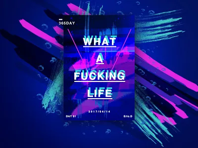 Day51 poster 365 life photoshop poster