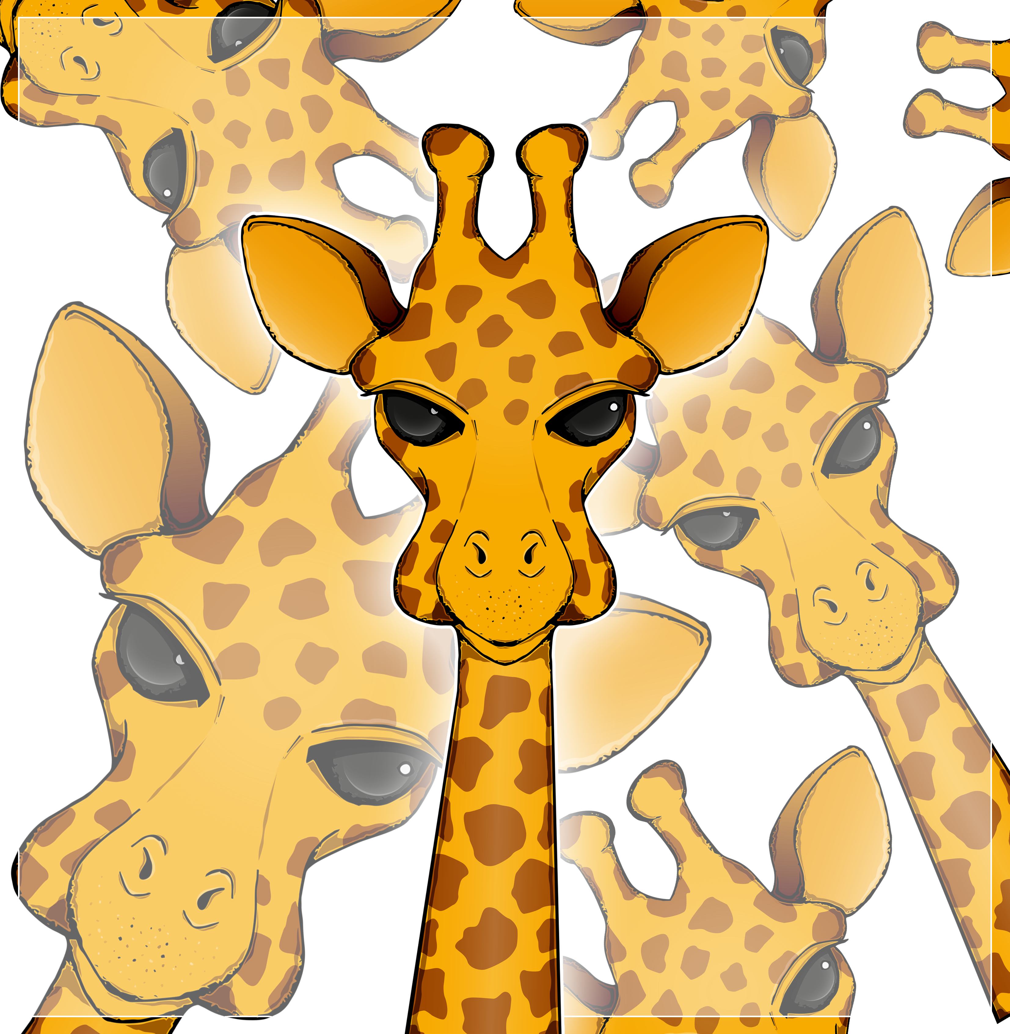 Girraffe animal cute girraffe illustration vector vector illustration wild