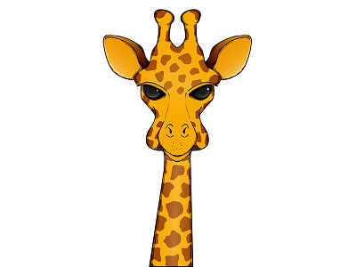 Girraffe animal cute girraffe illustration vector wild