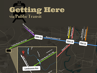 Steampunk Transit Directions directions first robotics map philadelphia septa steampunk transit