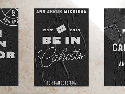 Typography Fun a2 ann arbor brand branding cahoots co working design flag focus lab identity logo
